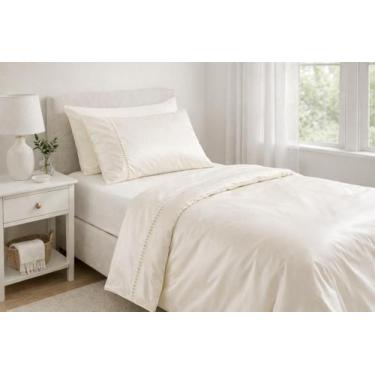 Imagem de Jogo de Lençol Solteiro 600 Fios 3 Peças algodao egipcio - Rafaloro, P