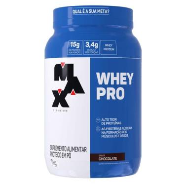 Imagem de Whey Pro 1Kg - Max Titanium -, Chocolate