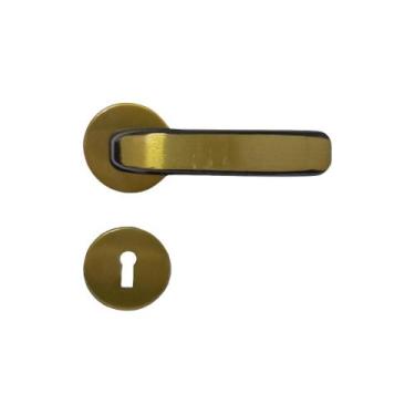 Imagem de Fechadura Stilo Roseta Bronze Latonado para Porta Interna - Mgm, Taman