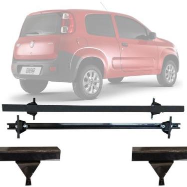 Imagem de Rack Teto Roca Bagag 100kg Furar Fiat Uno Vivace 2Portas 196 - Roca Ba