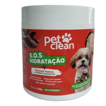 Imagem de Mascara Hidratação Pet Clean Nutrição Restauração Cães Gatos Tipo:Nutr