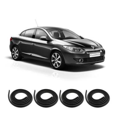 Imagem de Kit Borracha 4 Portas Fluence 2007 Em Diante - sem marca