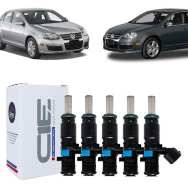 Imagem de 5 bicos injetores jetta 2.5 2006 2007 2008 2009 2010 07k906031c - CIE 