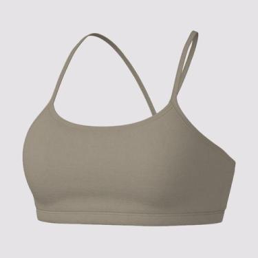 Imagem de Top Fila Life Feminino Marrom Claro, EG