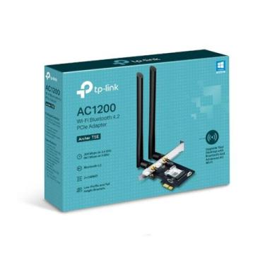 Imagem de Placa WiFi AC1200 T5E PCIe Dual Band com Bluetooth 4.2 para Desktop co
