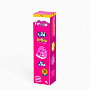 Imagem de Gel Dental Carmed Fini Beijos 70g Com Flúor Anticárie
