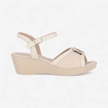 Imagem de Sandália Feminina Joanete Anabela Piccadilly 540419, Natural, 37