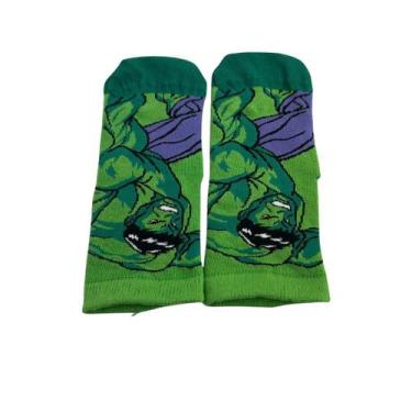 Imagem de Meia Infantil Lupo 02451-011 Vingadores Hulk, Verde, 30-36