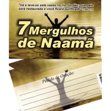 Imagem de Envelope de campanha - 7  mergulhos de naamã c 100 uni - MANGRICH