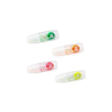 Imagem de Fita Decorativa Colorida BRW 5mm x 3m - Amarelo, Verde, Laranja e Rosa