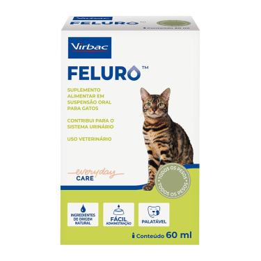 Imagem de Suplemento Alimentar E Urinário Feluro Para Gatos Virbac 60Ml