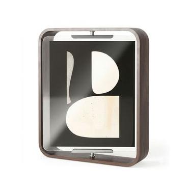 Imagem de Porta-Retrato Bellwood Branco/Natural (10x15 ou 13x18) - UMBRA