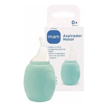 Imagem de Aspirador Nasal MAM Infantil Limpeza Nariz Entupido Alivia Congestão N