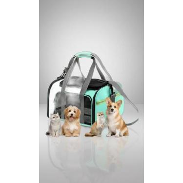 Imagem de Bolsa Transporte Pet Avião Cães Gatos 10kg - Congratulations Store