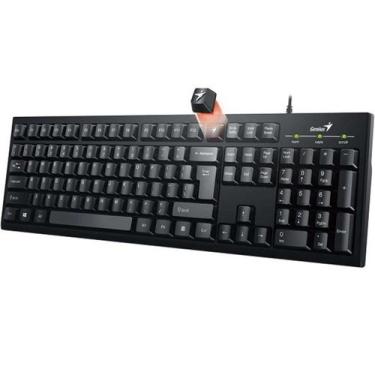 Imagem de Teclado Genius Smart Kb-100 Preto Usb F1-F2 Customizavel