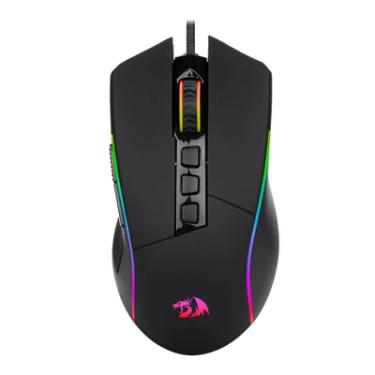 Imagem de Mouse Gamer Redragon Plank, Com Fio, RGB, 16000 DPI, 9 Botões, Black - M812-RGB