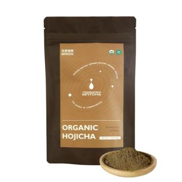 Imagem de Pó de Chá Verde Torrado Orgânico Hojicha Jiuyu 100g
