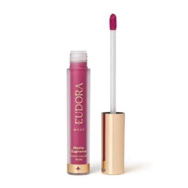 Imagem de Batom Líquido Matte Eudora Supreme 4ml Longa Duração, FUCSIA VALIOSO