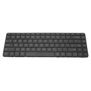 Imagem de Teclado de substituição Q50C, teclado de substituição de conveniente em alumínio ABS para adultos para teclado HP para funcionário de escritório(Preto)