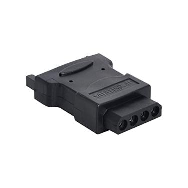 Imagem de Cabo de alimentação macho Cablecc SATA de 15 pinos para adaptador de alimentação de disco rígido IDE de 4 pinos Molex