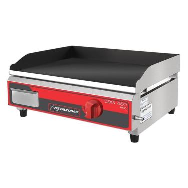 Imagem de Chapa Bifeteira a Gás Pro Metalcubas 45 CM CBG450PRO