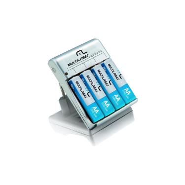 Imagem de Carregador de Pilhas Multilaser AA/AAA - com 4 pilhas AA 2500mAh - CB054