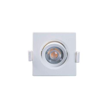Imagem de Spot de Led Taschibra Alltop MR11 Quadrado 3W Bivolt 3000K - Luz Amarela