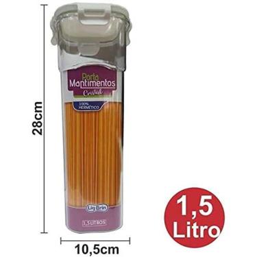 Imagem de Pote Porta Macarrão Acrílico - Hermético