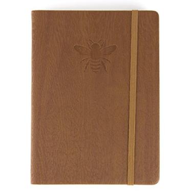 Imagem de Red Co Journal With Embossed Bee, 240 Pages, 13cm x 18cm Lined, Brown, New,