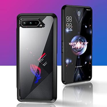 Imagem de YUNCHAO Caixa de telefone Para a ASUS ROG Phone 5 Clear PC + TPU CHOQUE à prova de choque capa para celular