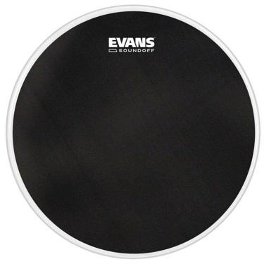 Imagem de Pele Muda 16" Evans Caixa Tom e Surdo Soundoff Mute TT16SO1