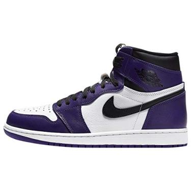 Imagem de Jordan Mens Air Jordan 1 Retro High OG 555088 500 Court Purple 2.0 - Size 10.5