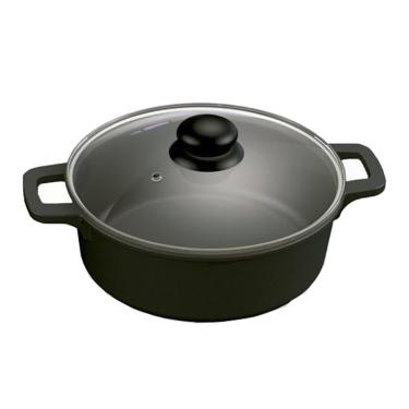 Imagem de Panela Ferro Fundido Nº 18 Tampa Vidro 1,5 Litros Faires