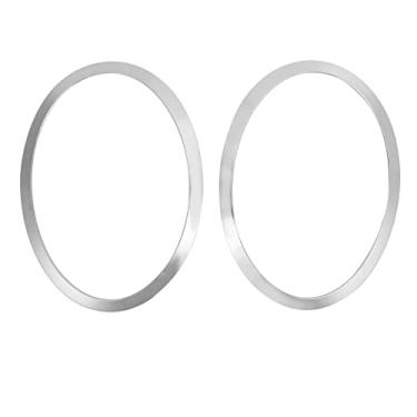 Imagem de 51137300631, prevenção de desbotamento do carro plástico ABS guarnição da moldura do farol dianteiro esquerdo e direito