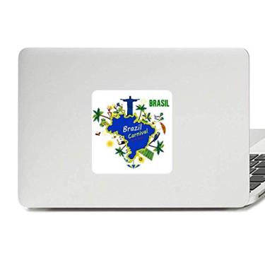Imagem de Montar Corcovado Brasil Mapas Carnaval Decalque Vinil Paster Laptop Adesivo Decoração PC