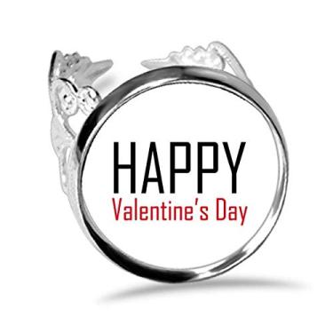 Imagem de DIYthinker Celebre o Dia dos Namorados Anel de Noivado Ajustável