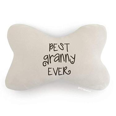 Imagem de DIYthinker Best Grandny Ever Quotes Family Bless carro decoração pescoço almofada almofada apoio de cabeça