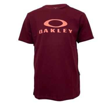 Imagem de Camiseta Oakley O-Bark Masculina Vinho