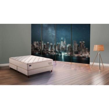 Imagem de Colchão Gel Sense Super King Molas Ensacadas 193x203x34cm Euphoria Bege