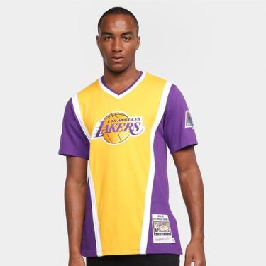 Imagem de Camiseta Los Angeles Lakers Mitchell E Ness Active Jersey Masculina -