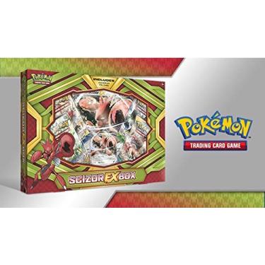 Imagem de Pokemon Cards Pokscizorexbx Cards Pokémon tcg: Jogo de Caixa Scizor-EX, Verde