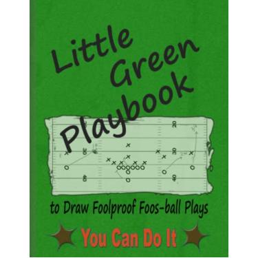 Imagem de Little Green Playbook: Livro de futebol de | Caderno engraçado de cães de lama | 100 páginas, 21,5 x 28 cm