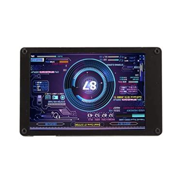 Imagem de Monitor de Temperatura de Computador de 3,5 Polegadas AIDA64 PC CPU RAM Monitor de Dados PC Sensor Painel de Exibição Editor de Tema IPS USB Mini Tela para PC ARGB Computador