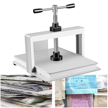 Imagem de Máquina de prensagem manual de papel de tamanho A4/A3 - Dispositivo de recorte eficiente para encomendas expresso, carimbos, recibos - Encadernadora de papel,A3