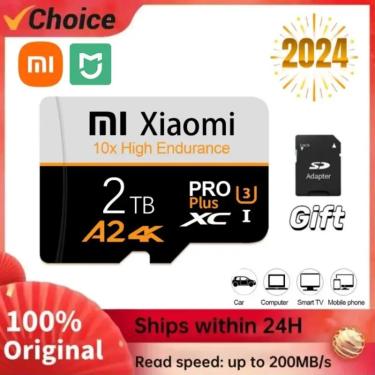 Imagem de Xiaomi-Mijia Cartão de Memória SD para Drone  Alta Velocidade  Vídeo 4K Ultra-HD A2  2TB  128GB