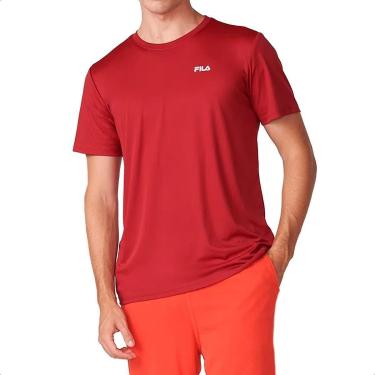Imagem de Camiseta Fila Basic Sports Polygin Vermelha - Masculina-Masculino