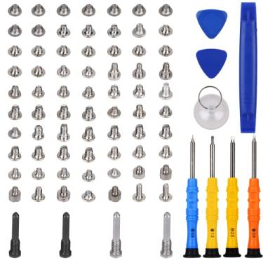 Imagem de DARYCOM Conjunto completo de parafusos com ferramentas para iPhone 11 2019, A2221, A2111, A2223, kit de ferramentas de reparo de 6,1 polegadas, 4 chaves de fenda, mapa de localização, conjunto