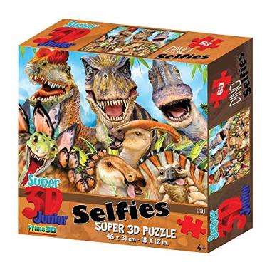 Imagem de Quebra Cabeca Multikids3D Dino Selfie 100 Pecas - BR1053