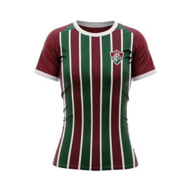 Imagem de Camiseta Braziline Fluminense Epoch Feminina - Verde