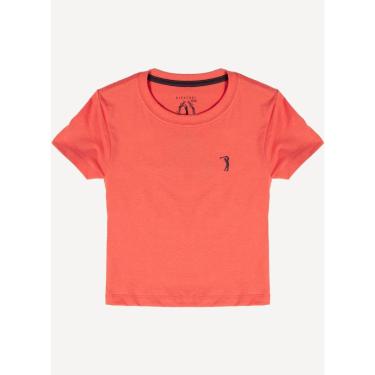 Imagem de Camiseta Aleatory Infantil Básica New Laranja-Masculino